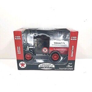 Gearbox Limited Edition 1:24 Scale 1912 FORD Tanker TEXACO Diecast Coin Bank